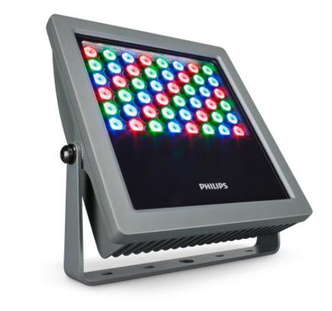 30lm/W Diody LED RGB sterowane interfejsem DMX512 Optyki: 10o, 20o, 40o, 90o Trwałość oprawy: 50.