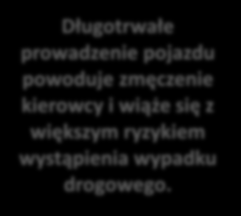 Zmęczenie mięśni a bezpieczeostwo na drodze Kierowcy transportu ciężkiego narażeni są na utrzymywanie przez długi czas siedzących