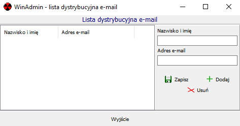 - SMTP port 25, - SMTPS (SSL) port 465 w celu zestawienia połączenia w katalogu z programem należy umieścić ogólnie dostępne biblioteki: libeay32.dll oraz ssleay32.