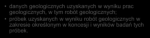 O b o w i ą z k i i n f o r m a c y j n e p o d m i o t ó w w y k o n u j ą c y c h p r a c e g e o l o g i c z n e Podmiot, który wykonuje roboty geologiczne w celu: poszukiwania lub rozpoznawania