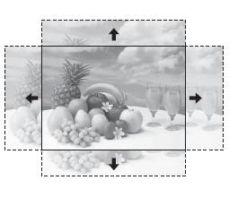 Regulacja wyświetlonego obrazu Ostrość Rozmiar (Zoom) Położenie (Lens Shift) (2) Śruba