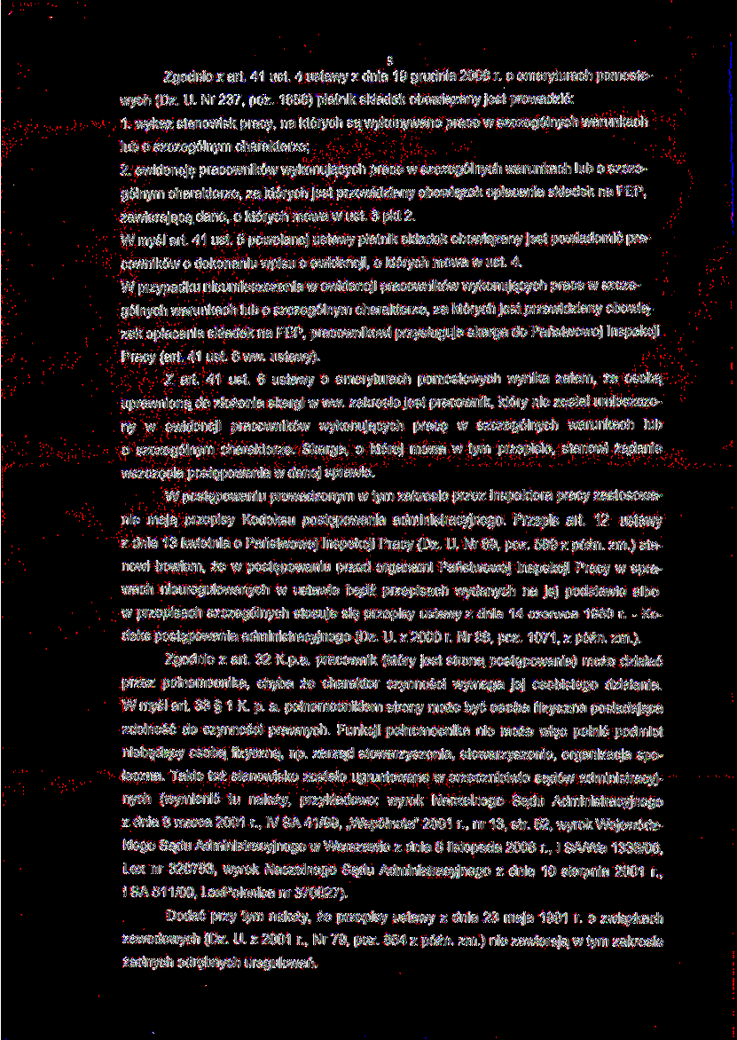 Zgodnie z art. 41 ust. 4 ustawy z dnia 19 grudnia 2008 r. o emeryturach pomostowych (Dz. U. Nr 237, póz. 1656) płatnik składek obowiązany jest prowadzić: 1.