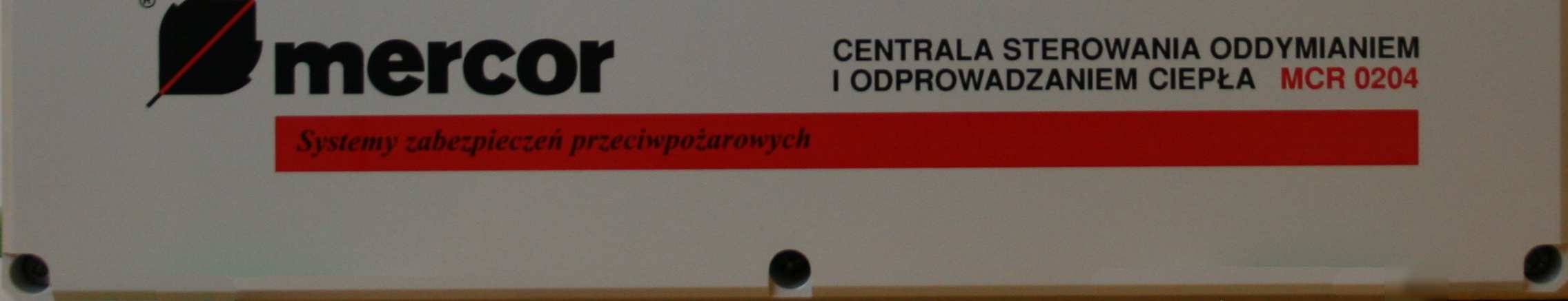 Centrala MCR 0204 Dokumentacja Techniczno Ruchowa