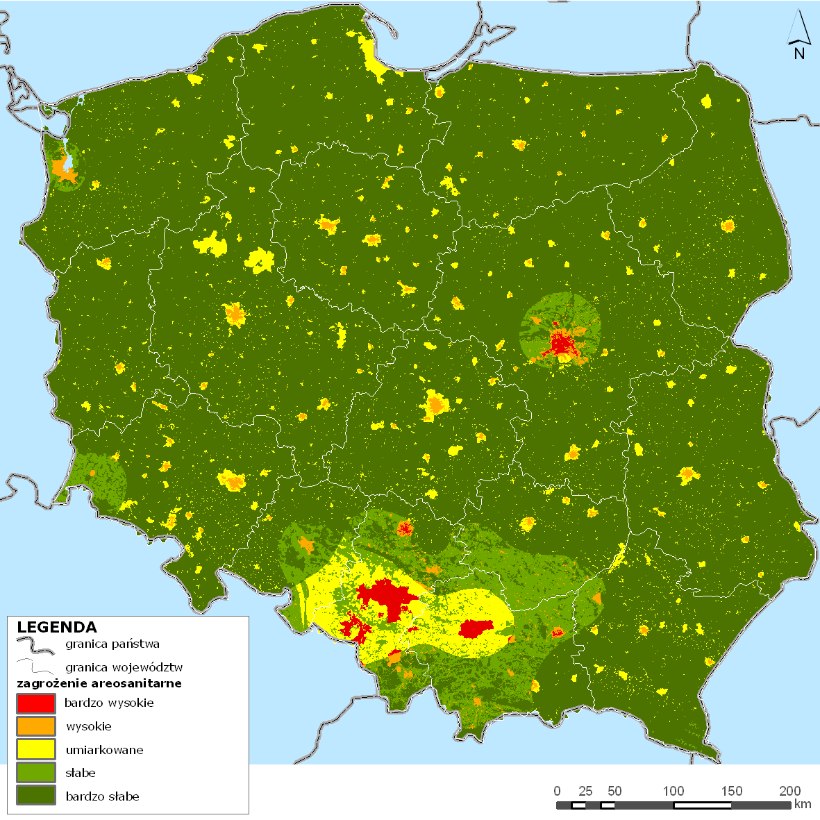 ZróŜnicowanie przestrzenne obszarów