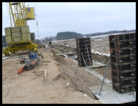 Zakład Unieszkodliwiania Odpadów w Siedliskach k/ełku postęp prac budowlanych c.d. (na dzień 07.12.2010 r.