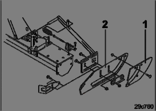 16). 4. Węże hydrauliczne siewnika, które przyłączone są do zespołów sterujących w ciągniku, wyposażyć w przedłużenia węży hydraulicznych (Rys. 15/2). 5.