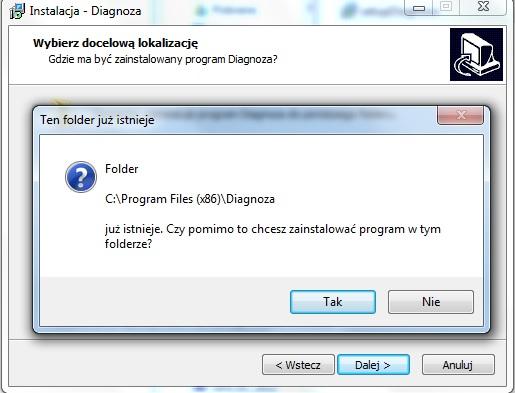 Jeśli pojawi się pytanie: Czy chcesz zezwolić następującemu programowi pochodzącemu od nieznanego wydawcy na wprowadzenie zmian na komputerze?, wybieramy tak. 2.