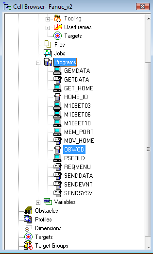 Wybieramy ścieżkę dookoła naszej bryły i naciskamy przycisk Generate. Automatycznie zostanie stworzony program typu TP. Są to programy na TeachPendant a i tylko z niego możemy go uruchamiać.