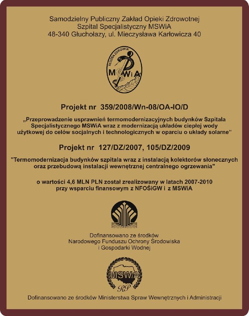 Propagacja i absorpcja dobrych praktyk Inwestycja z zakresu systemu odnawialnych źródeł energii oparta za zespole 120 kolektorów słonecznych wspomaga proces przygotowania ciepłej wody użytkowej, tym
