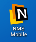 Pierwsze uruchomienie programu. W celu uruchomienia oprogramowania NMS Mobile należ wybrać ikonę przedstawioną na poniższym zdjęciu.