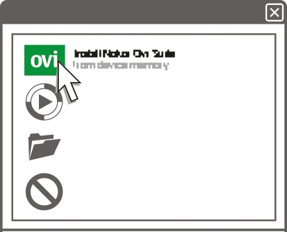 Instalowanie pakietu Nokia Ovi Suite na komputerze 19 Instalowanie pakietu Nokia Ovi Suite na komputerze Przy użyciu aplikacji komputerowej Nokia Ovi Suite można zarządzać zawartością w urządzeniu i