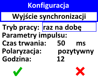 UWAGA: W przypadku zmiany strefy czasowej, naleŝy zwrócić uwagę, aby była ona zgodna z wprowadzoną długością/szerokością geograficzną.
