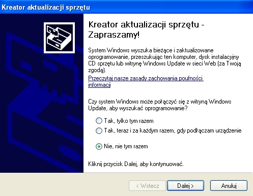 KONFIGURATOR Konfigurator opisuje proces instalacji i konfiguracji karty sieciowej bezprzewodowej D-Link DWL-520+ w systemach /2000/XP / 1. Instalowanie sterowników karty sieciowej.