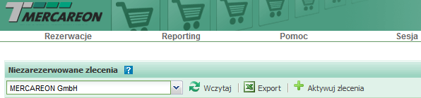 5. Zakładka Rezerwacje 5.1. Otwarte rezerwacje W zakładce Otwarte rezerwacje możesz aktywować zamówienia.