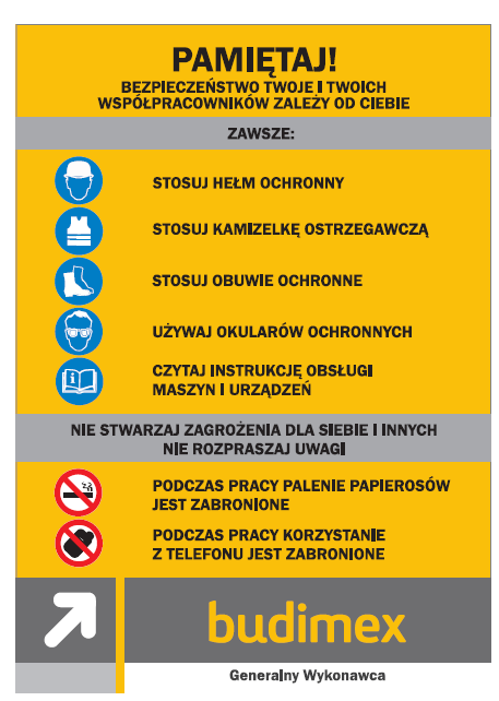 Zabrania się wykonywania dodatkowych otworów samodzielnie należy zwrócid uwagę, aby baner/siatka były zamocowane z wykorzystaniem wszystkich oczek (żadne nie może zostad puste), a także na to, aby