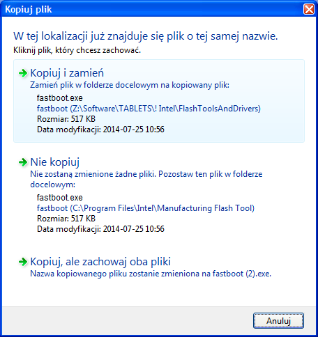7 / 14 3.1. ManufacturingFlashTool Copy fastboot.
