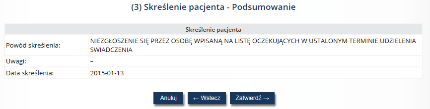 7. Informacja potwierdzona przez Fundusz, że osoba znajduje się na liście oczekujących na to samo świadczenie u innego świadczeniodawcy 8.