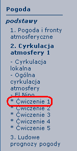 Wybierz pole tematyczne Pogoda poziom podstawowy.