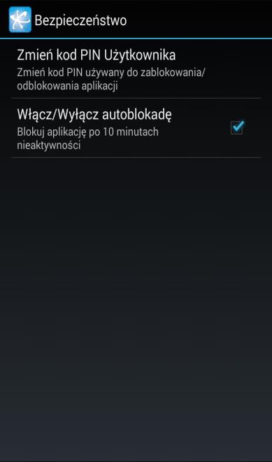 4.1.2 Blokada ekranu Blokada ekranu MobileMerchant to funkcja aplikacji zapewniająca ochronę i bezpieczeństwo
