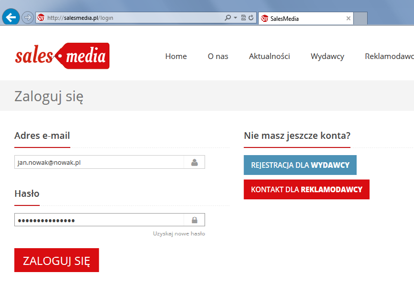 1 Rejestracja do systemu partnerskiego polecaj.home.pl Prawidłowy proces rejestracji w programie partnerskim polecaj. home.pl odbywa się przez stronę polecaj.home.pl bądź www.salesmedia.pl. Bezpośrednio po rejestracji i akceptacji przez salesmedia.