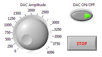 MicroDAQ LabView DSP - przykład Aplikacja