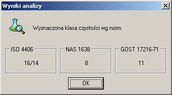 32 11. PROCES ANALIZY Jeżeli mamy pobrane obrazy z dowolnego źródła to można przystąpić do analizy klasy czystości.