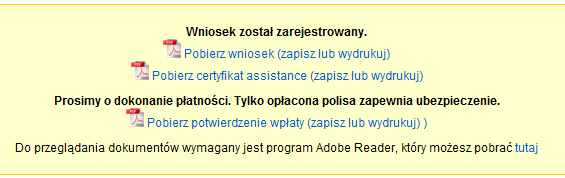 20) Na podsumowaniu wybierz sposób opłacenia składki (jednorazowo/dwie raty). 21) Zaznacz oświadczenia i zgody Klienta. Możesz użyć opcji Zaznacz wszystko (odznacz wszystko).