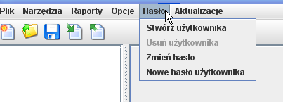 4. OPCJE Uwagi po wybraniu tej opcji pojawia się okno, w którym istnieje możliwość wpisania uwag dotyczących programu lub jego funkcji, w tym uwag dotyczących ewentualnego niedostosowania części