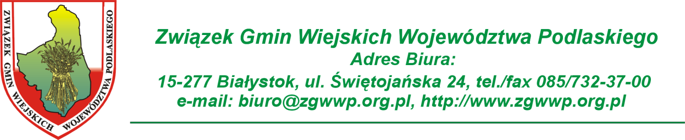 Związek Gmin Wiejskich Województwa Podlaskiego proponuje organizację następujących autorskich wycieczek edukacyjnych ( w cenie ujęte są wszystkie koszty związane z wyjazdem, bez narzutów