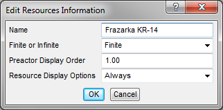 Rys. 2.2. Preactor Express panel Data Maintenance W pierwszej kolejności należy wybrać sekcję Resources.