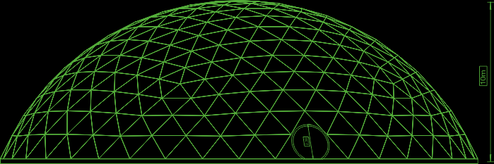 ICODOME 707 F8 PONIŻONY ICODOME707 F8 PONIŻONY NAMIOT KULISTY ocynkowana, EN1025 KONSTRUKCJI: 100szt.