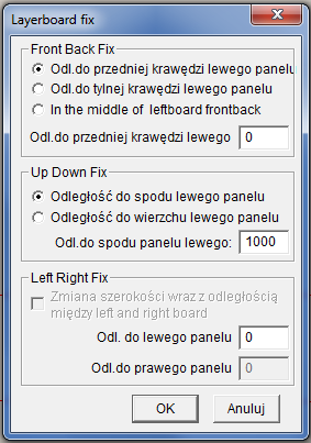 ustawień naleŝy nacisnąć OK.
