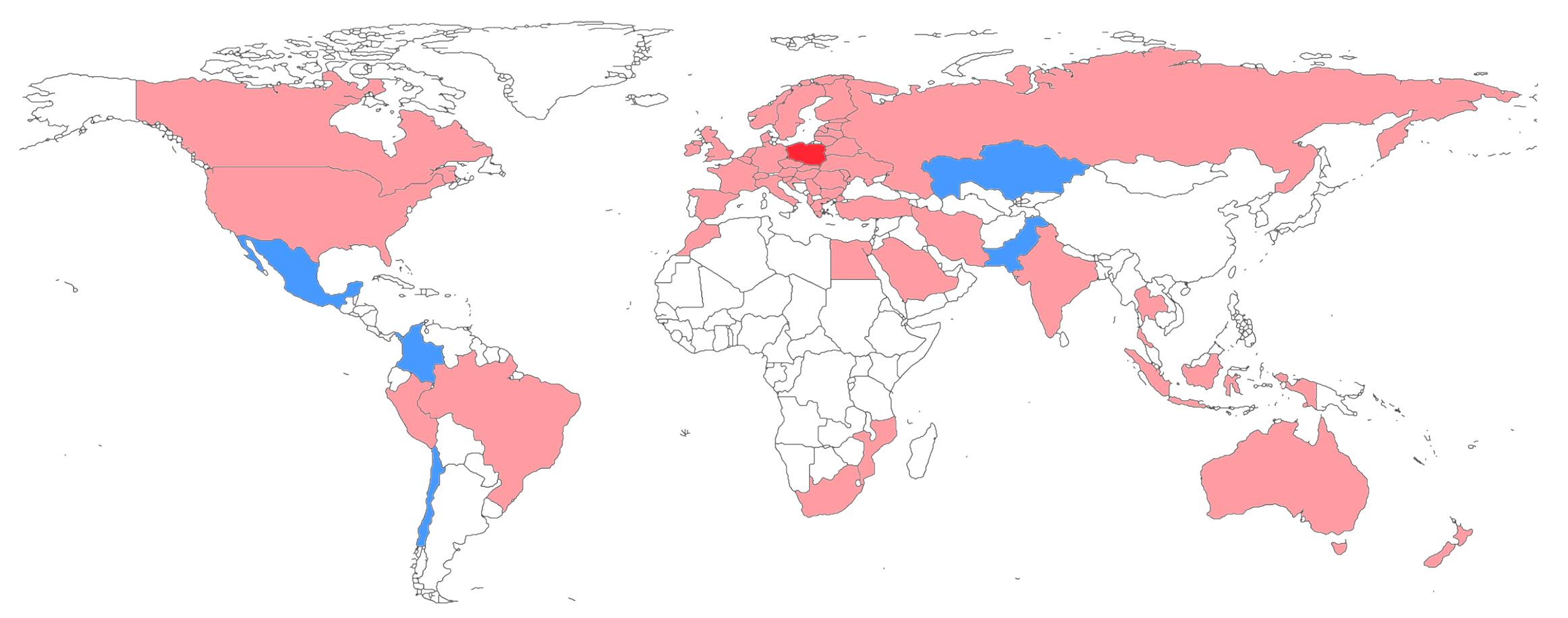 ponad 40 krajach kraj geograficzna struktura sprzedaży