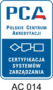 zarządzania jakością dla wyrobów medycznych wg PN-EN ISO/IEC 13485, zarządzania energią wg ISO 50001, zarządzania jakością w usługach tłumaczeo wg PN-EN 15038, zarządzania programami ochrony przed