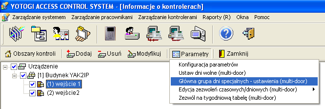 Odznaczamy wszystkie domyślne harmonogramy tak jak