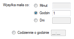 5. Administracja Po skonfigurowaniu połączeń z bazą i z klientem poczty, należy stworzyć triggery* oraz tabele. Służy do tego zakładka Administracja.