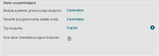 Rys 9. Zakładka do wprowadzania danych ogólnych 2.2.2.1 Dane uzupełniające Rys 10.