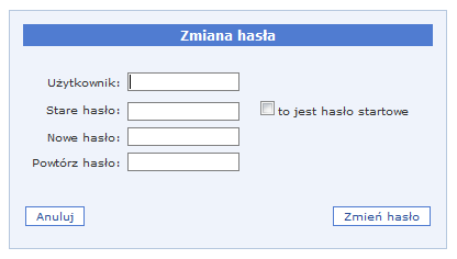 2. Zmiana hasła. Wchodzimy na stronę: e.zhp.pl. Wybieramy opcję Zmiana hasła (zmieniając hasło przy użyciu hasła startowego należy pamiętać o zaznaczeniu tej opcji!).