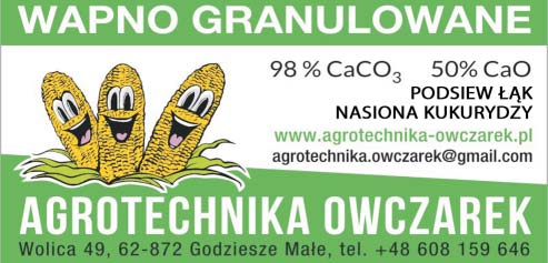 18 OG OSZENIA DROBNE Twój Puls Tygodnia wtorek - 29 marca 2016 r. Sprzedam ³ubin gorzki. Tel. 698 788 185 Sprzedam ³adowacz tur do c-360, kpl. przewodów hydraulicznych. Tel. 517 913 194 Króliki. Tel. 725 477 553 Sprzedam opryskiwacz 400 l.