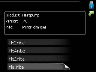 LEK Gniazdo serwisowe USB Menu 7.1 - aktualizuj oprogr. układ. aktualizuj oprogr. układ.7.1 rozpocznij aktualizację wybierz inny plik Umożliwia aktualizację oprogramowania w F1255.