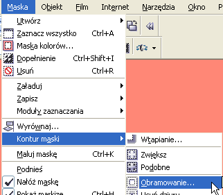 10. Następnym krokiem jest utworzenie obramowania napisu.