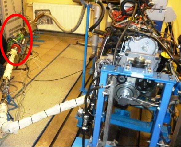 1 PROCEDURA BADAWCZA Badania odzysku energii z gazów wylotowych przy wykorzystaniu generatora TEG przeprowadzono w teście odwzorowującym rzeczywisty cykl jezdny na silnikowym stanowisku AVL DynoRoad