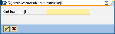 Wypełnij/sprawdź poniższe pola odpowiednio do potrzeb: Nazwa pola W/O/U Opis Kod transakcji W Kod