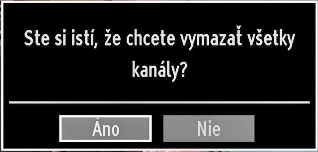 Stlačením tlačidla / zvýrazníte položku a potom na nastavenie použite tlačidlo a. Ak voľbu chcete zrušiť, stlačte tlačidlo M.
