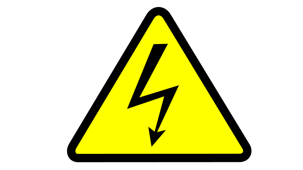 Podsumowanie wiadomości o elektryczności Ilustracja 2. Symbol wysokiego napięcia elektrycznego 1. 2. 3. 4. 5. 6.