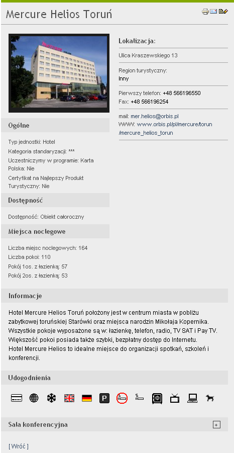 Obiekt bazy ISIT Sąd Rejonowy dla Krakowa Śródmieścia w Krakowie, XI Wydział Gospodarczy