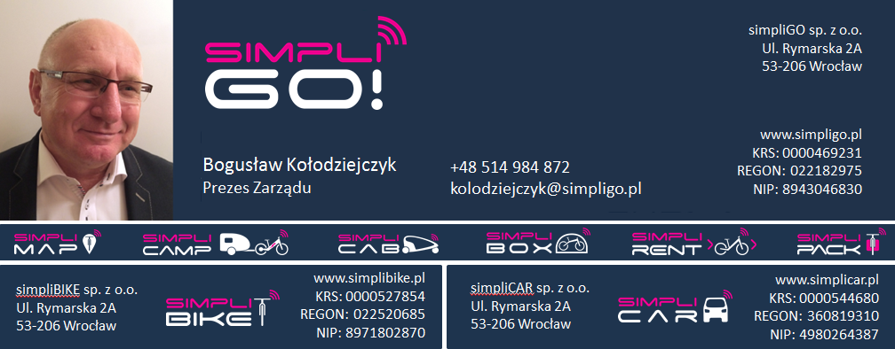 Dziękuję i zapraszam do współpracy Założyciel i twórca największego w Polsce systemu bezobsługowych wypożyczalni rowerów publicznych. W mieście porusza się najczęściej na rowerze.