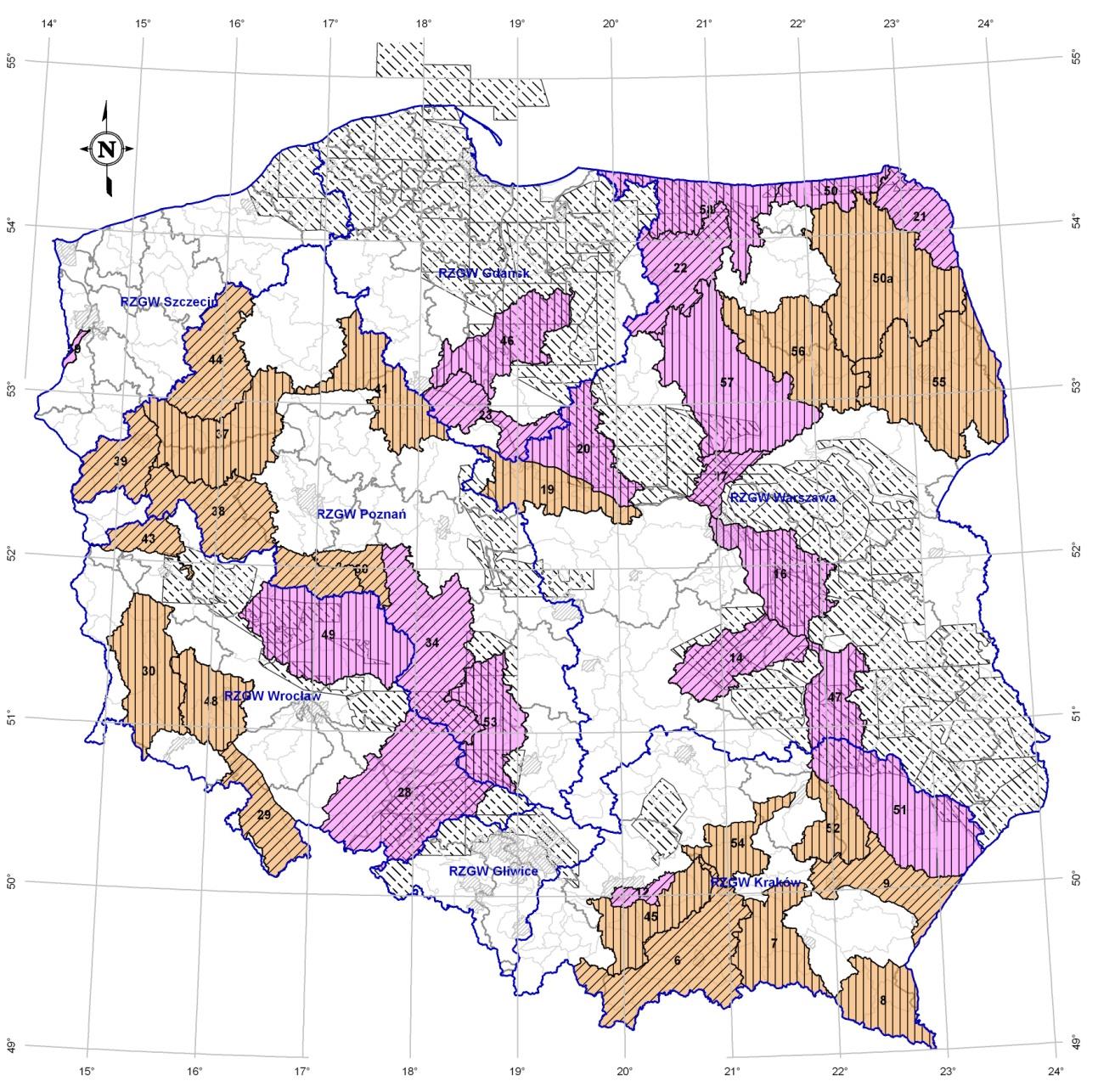 Dokumentowanie zasobów dyspozycyjnych wód podziemnych udokumentowania zasobów dyspozycyjnych wód podziemnych wymaga ok. 126 tys. km 2 (ok. 40,4% pow.