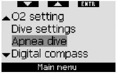 1 Zmiana wyglądu wyświetlacza i menu Po zainstalowaniu na komputerze trybu APNEA na wyświetlaczu pojawiają się zmiany.