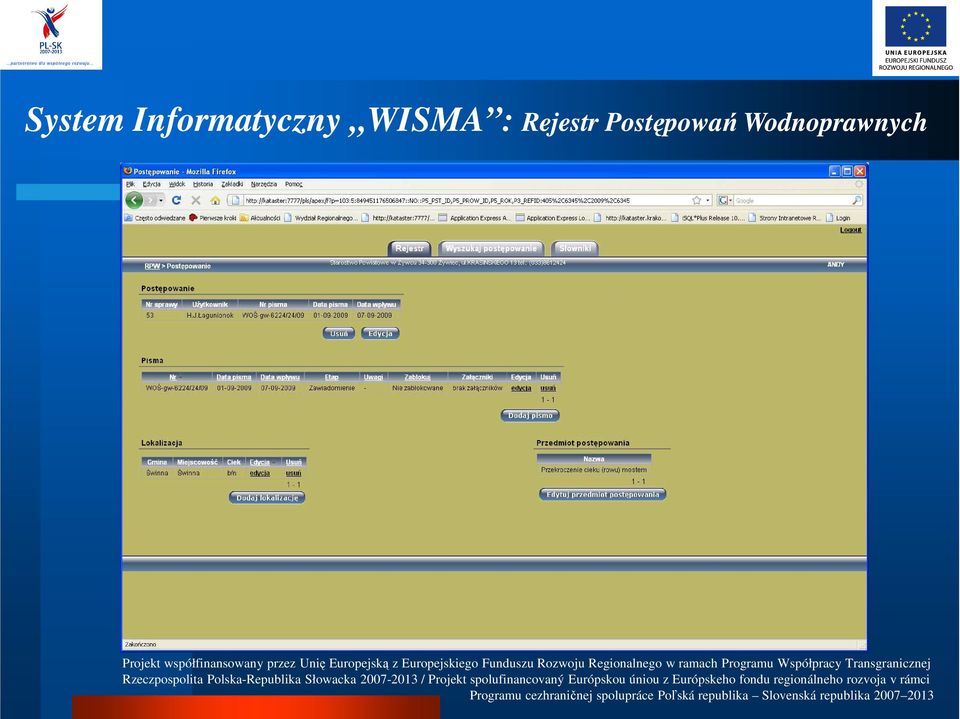 WISMA : Rejestr